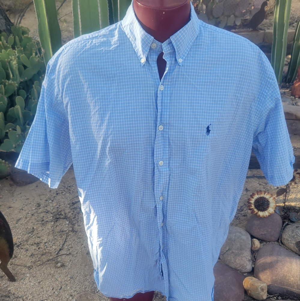 Ralph Lauren Blake Blue Plaid Shirt